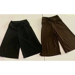IZ Youth Girls size 5/5T bundle of‎ 2 pant skort super cute black and brown